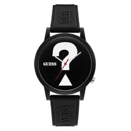 Часы из черной смолы Guess 0014679061 | black