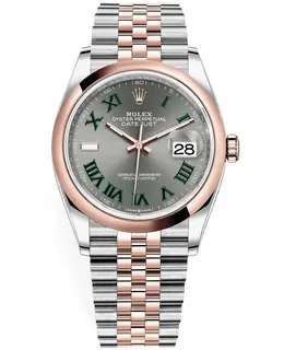 Rolex Datejust 36 Slate Dial, Steel & Rose Gold - Model M126201-0029