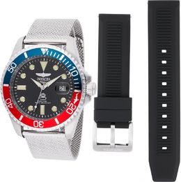 Invicta Pro Diver 48215 - Black Dial Pepsi Bezel Mens Watch