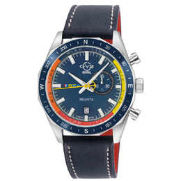 Gevril Regatta Blue Dial Mens Watch 42702