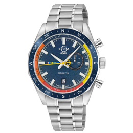 Gevril Regatta Blue Dial Mens Watch 42702b
