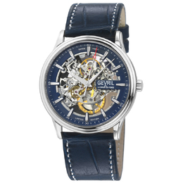 Gevril Five Points Automatic Blue Dial Mens Watch - Article 321.60.62