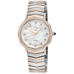 Gevril Spello II Diamond Mother of Pearl Dial Ladies Watch 14519B