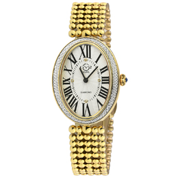 Gevril Piazza Navona White Dial Ladies Watch - 14801B, Analog Quartz Movement