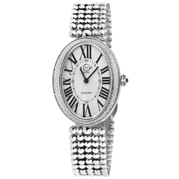 Gevril Piazza Navona White Dial Ladies Watch 14800b