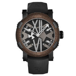 RJ Steampunk Automatic Black Dial Mens Watch RJ.ST.AU.101.20