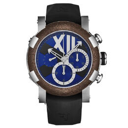 RJ Titanic-Dna Chronograph Automatic Blue Dial Mens Watch - rj.ti.ch.501.10