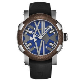 RJ Steampunk Automatic Blue Dial Mens Watch RJ.ST.AU.501.10