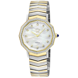Gevril Spello II Diamond Mother of Pearl Dial Ladies Watch 14516B