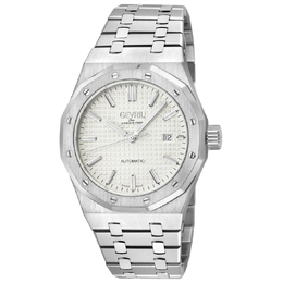 Gevril Gotham Automatic White Dial Mens Watch 49402B