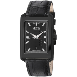 Gevril Manhattanhenge Automatic Black Dial Mens Watch - 371.65.32