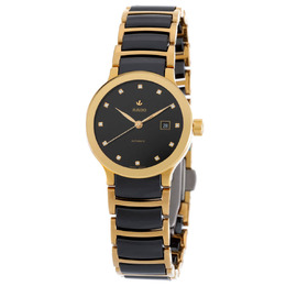 Rado Centrix Automatic Diamond Black Dial Ladies Watch 30080762
