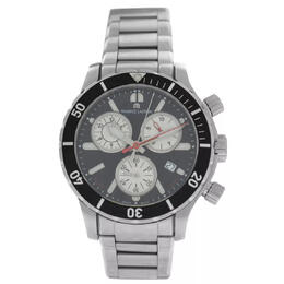 Pre-owned Maurice Lacroix Miros Diver Chronograph Quartz Black Dial Mens Watch mi1108-ss042-330