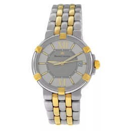Pre-owned Maurice Lacroix Calypso Quartz Silver Dial Mens Watch ca1107-sy013-810