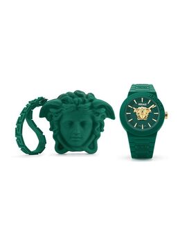 Часы V Pop, 43 мм Versace, зеленый 5274213 | green