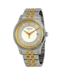 Victorinox Swiss Army Alliance Silver Dial Stainless Steel Mens Watch Model 241803