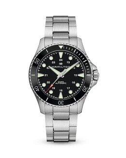 Полевые часы Hamilton Scuba Khaki, 43 мм, черный 4137986 | black/silver