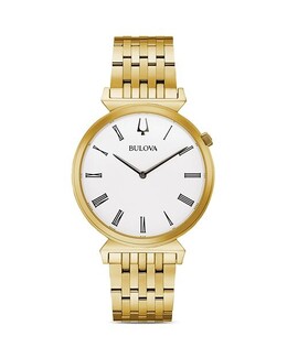 Часы Регата, 38 мм Bulova, цвет Gold 3747478 | white