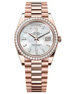 Rolex Day-Date 40 Mother of Pearl Diamond Dial M228345RBR-0026