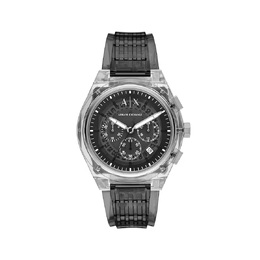 Armani Exchange Mens Rafael Chronograph Quartz Grey Dial Watch AX4168