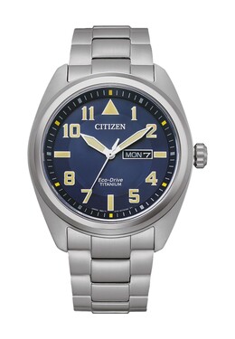 Мужские солнечные часы Super Titanium BM8560-88LE Citizen, серебро 4974374305671 | silber