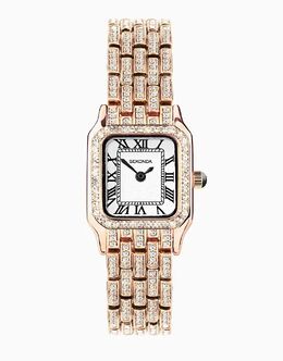 Женские аналоговые часы Monica 22 мм из розового золота Sekonda 136909497 | rose gold