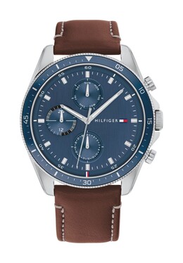 Мужские многофункциональные часы Паркер 1791837 Tommy Hilfiger, цвет Blau Braun 7613272425827 | blau braun