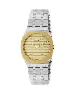 Часы 25H, 30 мм Gucci, цвет Gold 4540003 | gold/silver