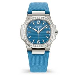 Patek Philippe Nautilus Quartz Diamond Ladies Watch 7010G-013