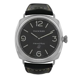 Pre-owned Panerai Radiomir Matte Black Dial Mens Watch pam00753