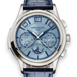 Patek Philippe Grand Complications Perpetual Automatic Blue Dial Mens Watch 5308G-001