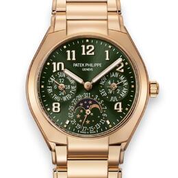 Patek Philippe 7340-1R-010 Twenty4 Perpetual Calendar GMT Moon Phase DayNight Green Dial Watch