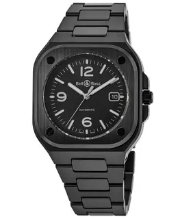 Brand New Authentic Bell & Ross BR 05 Automatic Black Dial Ceramic Men's Watch Model BR05A-BL-CE/SCE