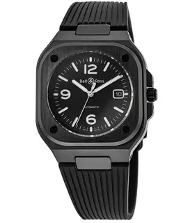 Bell & Ross BR 5 Automatic - Black Dial with Ceramic Rubber Strap