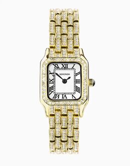 Женские аналоговые часы Monica 22 мм в золоте Sekonda 136909436 | gold