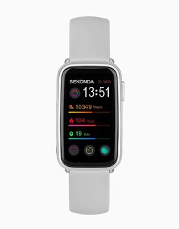 Умные часы Track унисекс 26 мм серого цвета Sekonda 139568056 | grey
