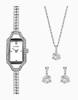Женские аналоговые часы Gatsby 15 мм в серебряном корпусе Sekonda 139596494 | silver