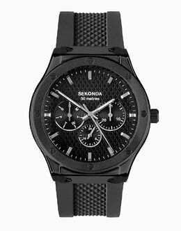 Часы Titan мужские аналоговые 42 мм черного цвета Sekonda 139596544 | black