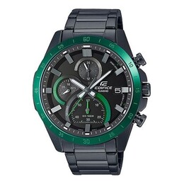 Часы Casio Waterproof EDIFICE Mens BlackGreen Analog, зеленый efr-571dc-1av | blackgreen