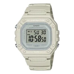 Часы Casio Fashion Stylish Sports 50m Waterproof White Watch Creamy Digital, цвет creamy w-218hc-8av | creamy