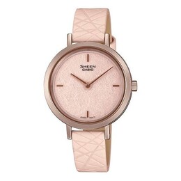 Часы Casio Sheen Minimalistic Business Analog Watch 'Gold Pink', розовый she-c150cgl-4aupfp-person | pink