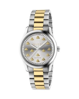 Часы Gucci G-Timeless Bee, 38 мм, серебряный 4462074 | silver/gold