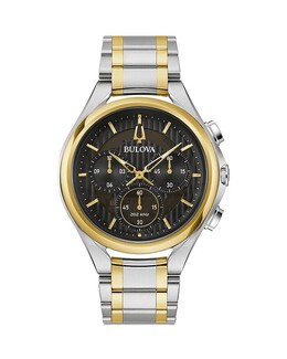 Bulova Curv часы, 43,5 мм, черный 4698336 | black/two-tone