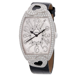Franck Muller Cintree Curvex Coeur Automatic Diamond White Dial Ladies Watch 2852 SC RELIEF HJ OG