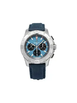 Pre-owned Breitling Avenger B01 (2975122) - Pacific Blue Baton Dial Chronograph