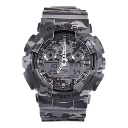 Часы Casio G-Shock Analog-Digital 'Black Grey', цвет camouflage ga-100cm-8a | camouflage