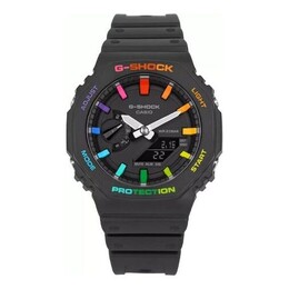 Часы Casio G-Shock Analog-Digital 'Black', черный ga-2100-1aer-iflw | black