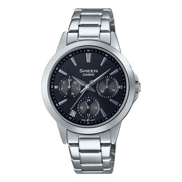 Часы Casio Waterproof SHEEN Silver Analog/Digital Combo, цвет silver she-3516d-1a | silver