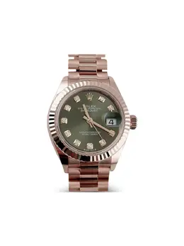 Rolex Datejust 2025 Ref. 29630266 Olive Green Dial Fluted Bezel Automatic Movement