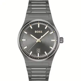 Hugo Boss Gray Stainless Steel Watch bo1514078ac